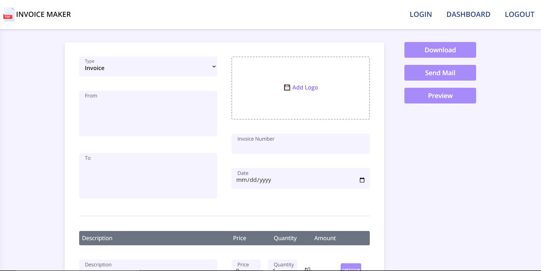 Invoice Maker